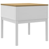 Wooden Lamp Table With 1 Drawer - Floro