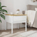 Wooden Lamp Table With 1 Drawer - Floro