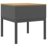 Wooden Lamp Table With 1 Drawer - Floro