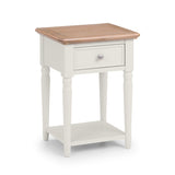 Wooden Lamp Table With 1 Drawer - Provence