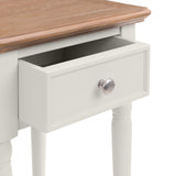 Wooden Lamp Table With 1 Drawer - Provence