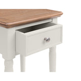 Wooden Lamp Table With 1 Drawer - Provence