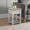 Wooden Lamp Table With 1 Drawer - Provence