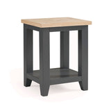Wooden Lamp Table With 2 Drawers - Bordeaux
