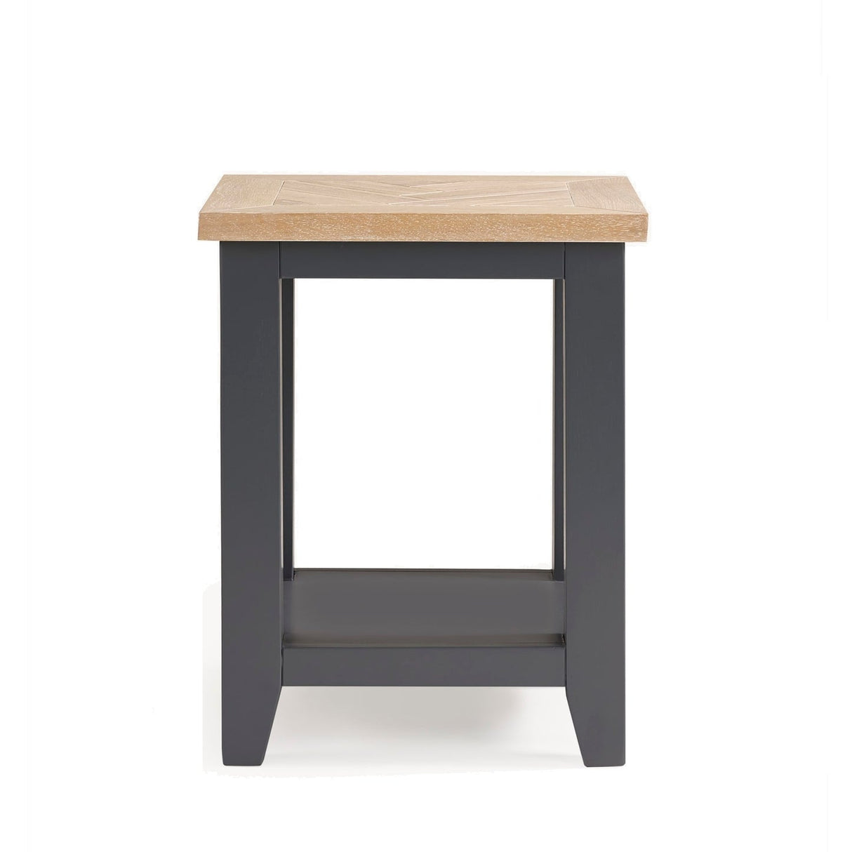 Wooden Lamp Table With 2 Drawers - Bordeaux