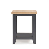 Wooden Lamp Table With 2 Drawers - Bordeaux