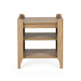 Wooden Lamp Table With Removable Shelf - Sydney