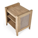 Wooden Lamp Table With Removable Shelf - Sydney