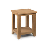 Wooden Lamp Table With Undershelf - Astoria