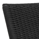 Wooden Lounge Chair With Woven Paper Plaits - Carson