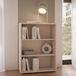 Wooden Low Bookcase Wide With 2 Shelves - Alice Springs