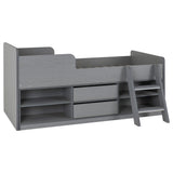 Wooden Low Sleeper Bed With Ladder - Felix