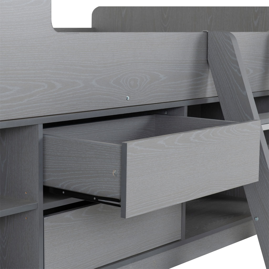 Wooden Low Sleeper Bed With Ladder - Felix