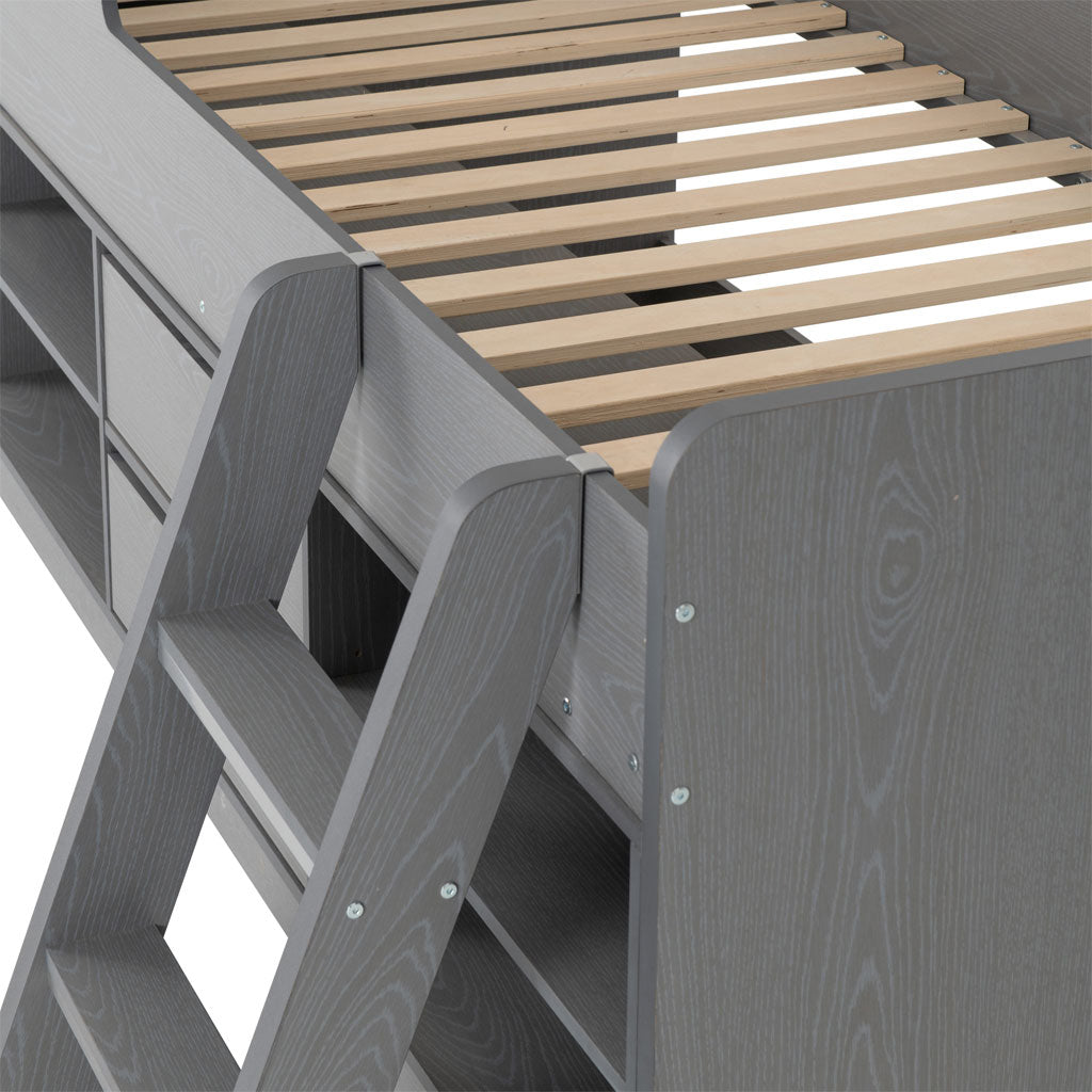 Wooden Low Sleeper Bed With Ladder - Felix