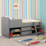 Wooden Low Sleeper Bed With Ladder - Felix