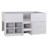 Wooden Low Sleeper Bed With Ladder - Orlando