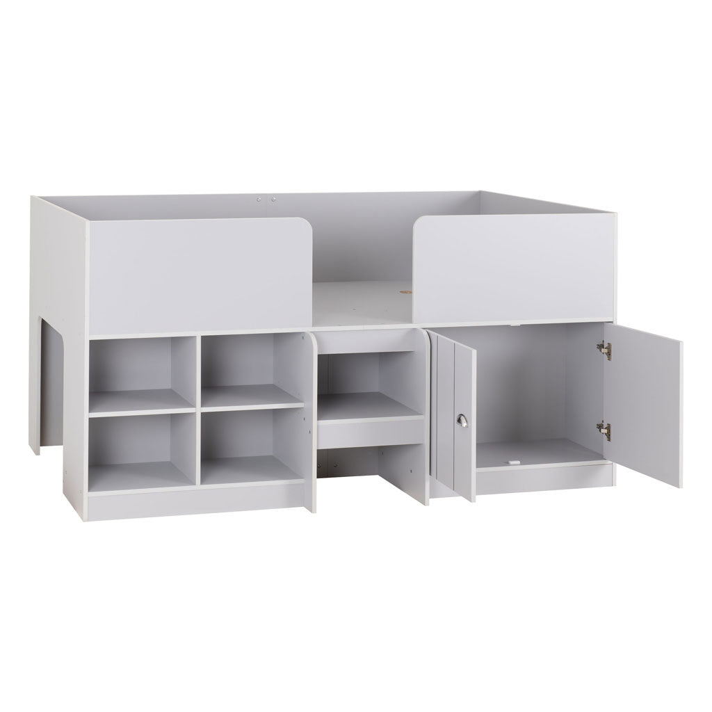 Wooden Low Sleeper Bed With Ladder - Orlando