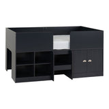 Wooden Low Sleeper Bed With Ladder - Orlando