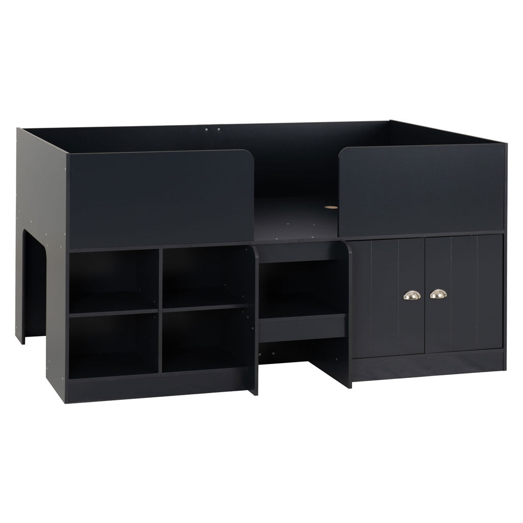 Wooden Low Sleeper Bed With Ladder - Orlando