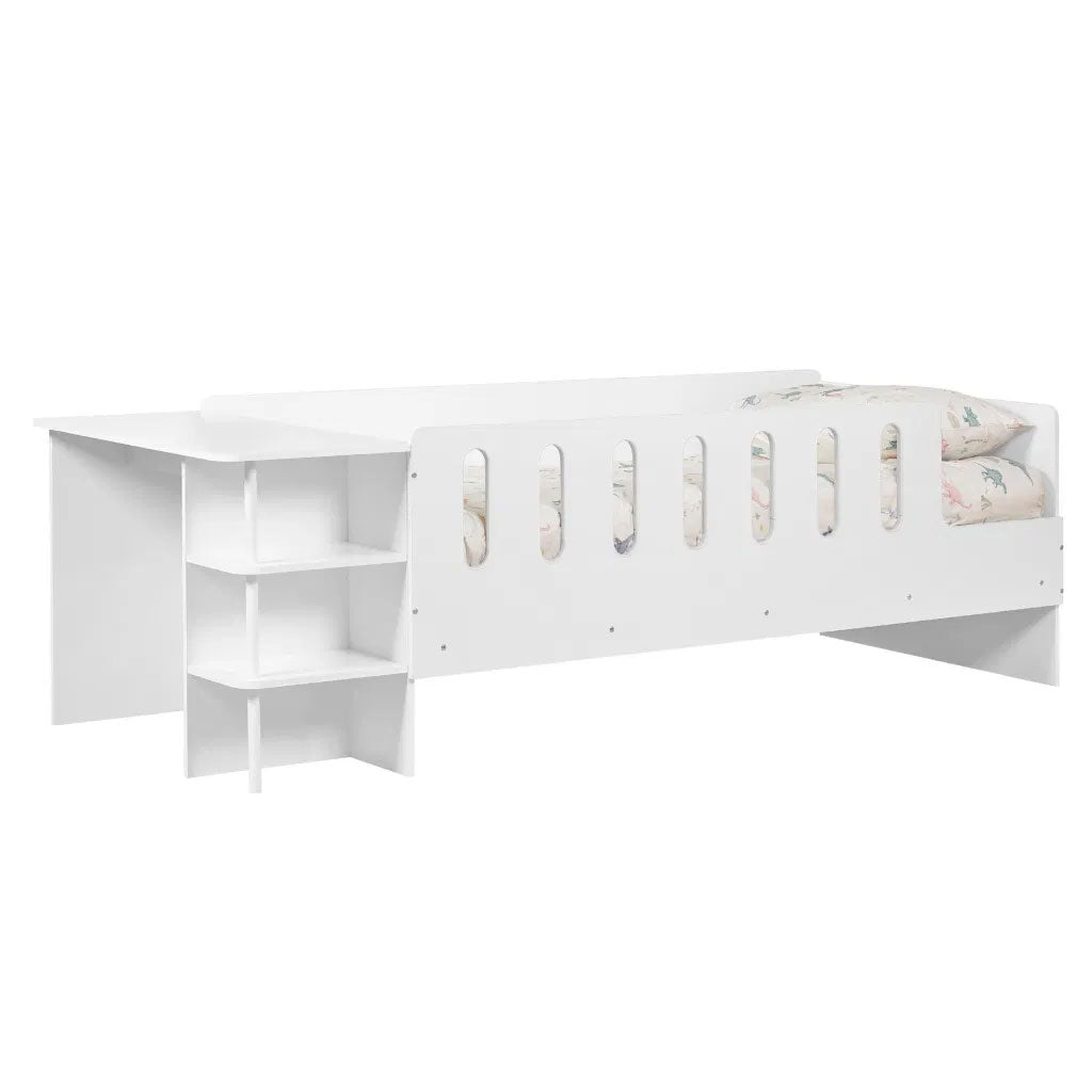 Wooden Low Sleeper Bed With Ladder - Vision