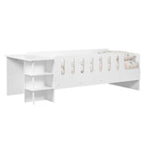 Wooden Low Sleeper Bed With Ladder - Vision