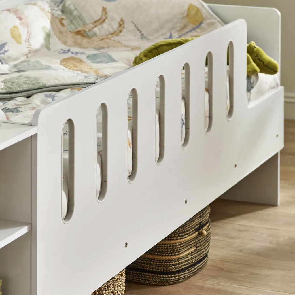 Wooden Low Sleeper Bed With Ladder - Vision