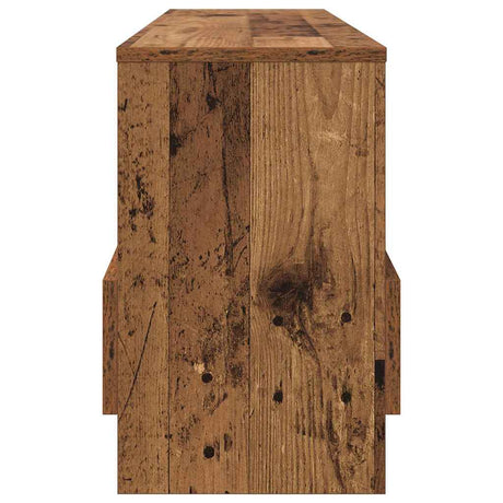 Wooden Magazine Rack 102cm Wide - Vantage Home