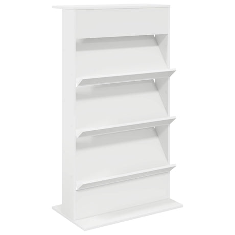 Wooden Magazine Rack 126cm High With 3 Shelves - Vantage Home