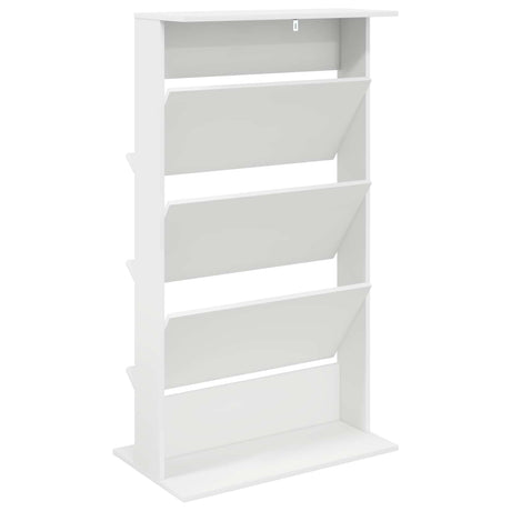 Wooden Magazine Rack 126cm High With 3 Shelves - Vantage Home