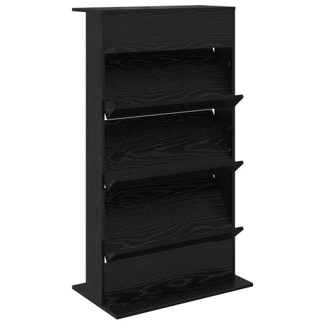 Wooden Magazine Rack 126cm High With 3 Shelves - Vantage Home