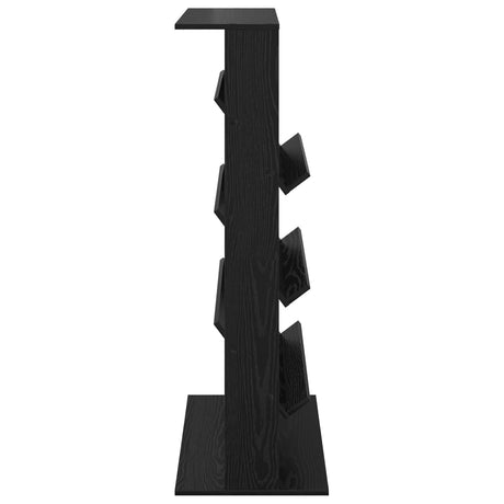 Wooden Magazine Rack 126cm High With 3 Shelves - Vantage Home