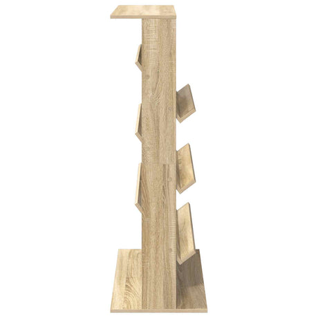 Wooden Magazine Rack 126cm High With 3 Shelves - Vantage Home