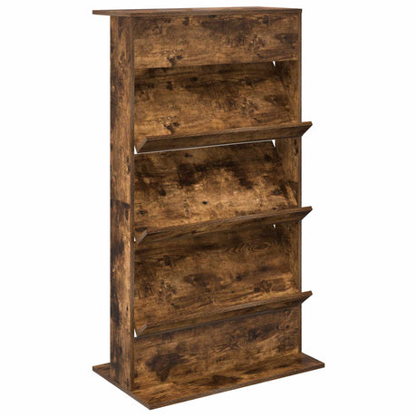 Wooden Magazine Rack 126cm High With 3 Shelves - Vantage Home