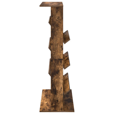 Wooden Magazine Rack 126cm High With 3 Shelves - Vantage Home