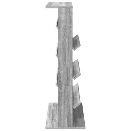 Wooden Magazine Rack 126cm High With 3 Shelves - Vantage Home