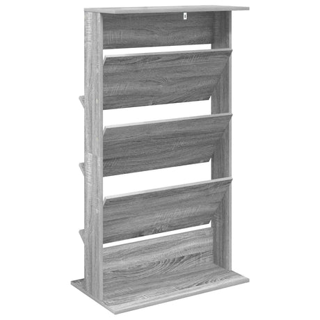 Wooden Magazine Rack 126cm High With 3 Shelves - Vantage Home