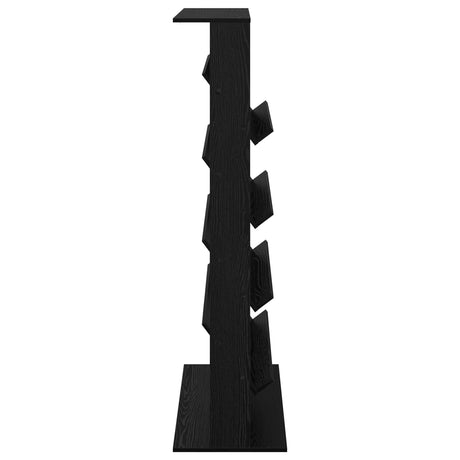 Wooden Magazine Rack 156cm High With 4 Shelves - Vantage Home
