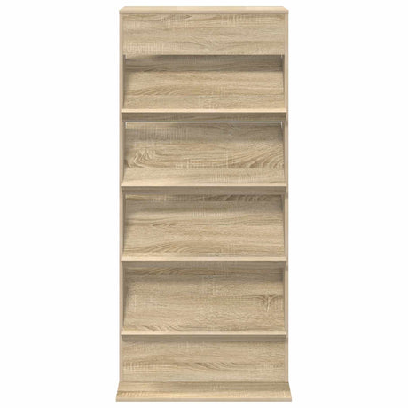 Wooden Magazine Rack 156cm High With 4 Shelves - Vantage Home