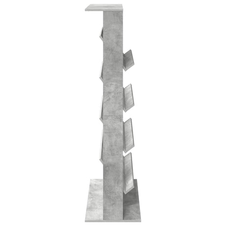 Wooden Magazine Rack 156cm High With 4 Shelves - Vantage Home