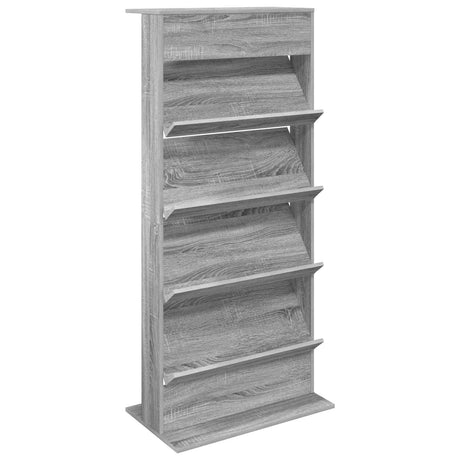 Wooden Magazine Rack 156cm High With 4 Shelves - Vantage Home