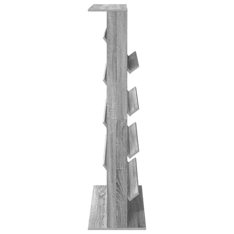 Wooden Magazine Rack 156cm High With 4 Shelves - Vantage Home