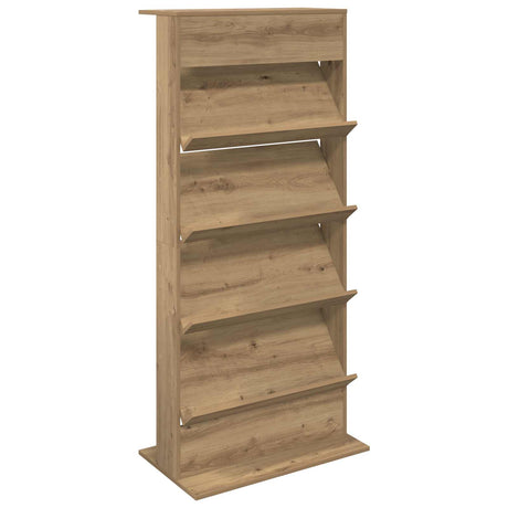Wooden Magazine Rack 156cm High With 4 Shelves - Vantage Home
