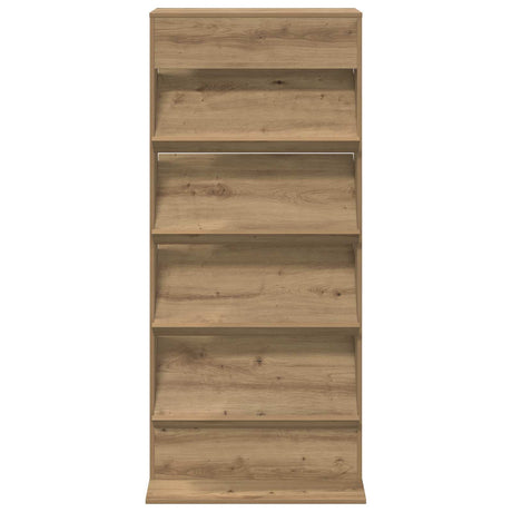 Wooden Magazine Rack 156cm High With 4 Shelves - Vantage Home