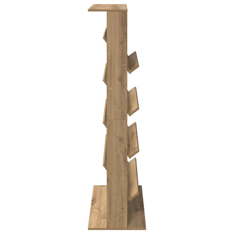 Wooden Magazine Rack 156cm High With 4 Shelves - Vantage Home