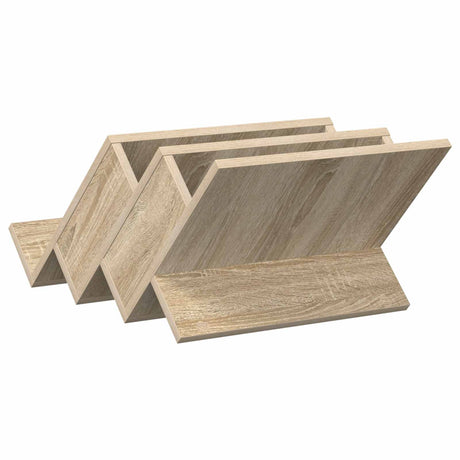 Wooden Magazine Rack 40cm Wide - Vantage Home