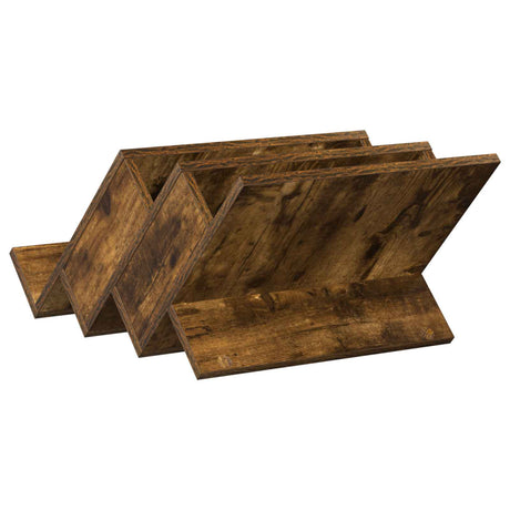 Wooden Magazine Rack 40cm Wide - Vantage Home