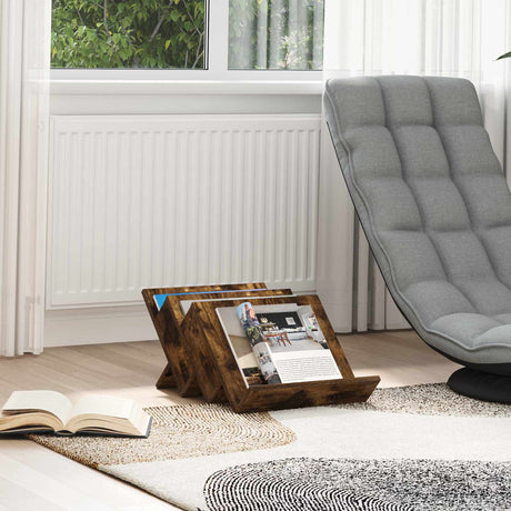 Wooden Magazine Rack 40cm Wide - Vantage Home