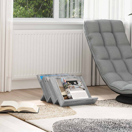 Wooden Magazine Rack 40cm Wide - Vantage Home