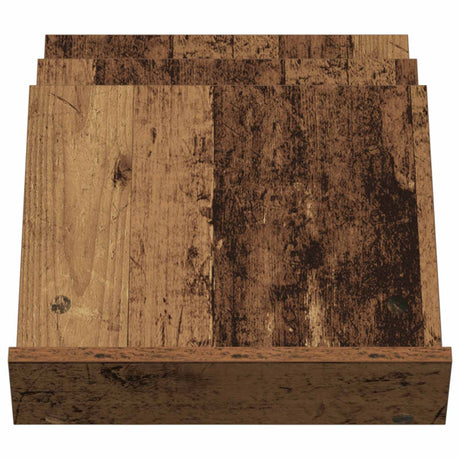 Wooden Magazine Rack 40cm Wide - Vantage Home