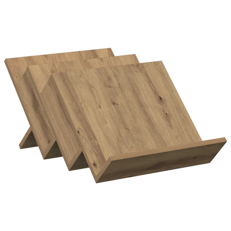 Wooden Magazine Rack 40cm Wide - Vantage Home